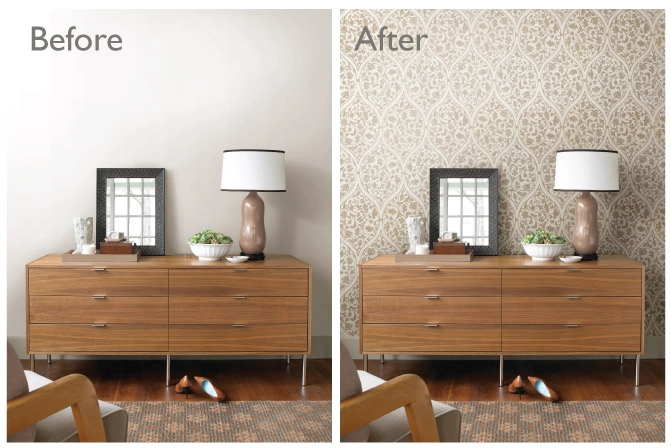 Professional wallpaper installation in San Francisco Bay Area