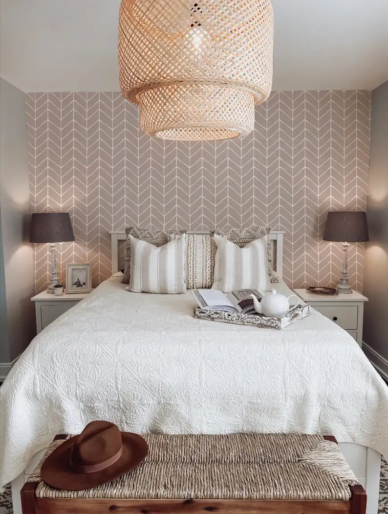 Wallpaper installation project in Antioch, CA