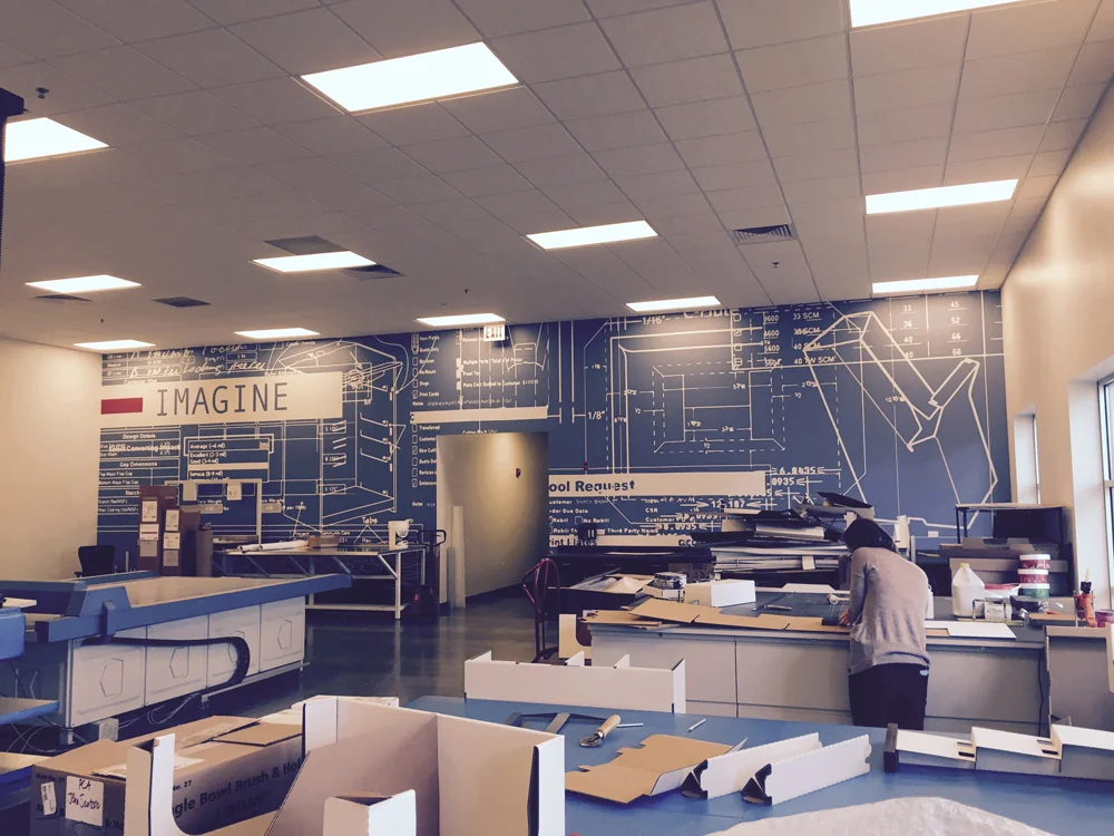 Wallpaper installation project in Berkeley, CA